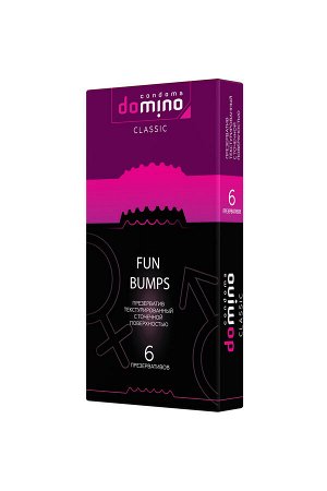 Презервативы Luxe DOMINO CLASSIC Fun Bumps 6 шт, 18 см