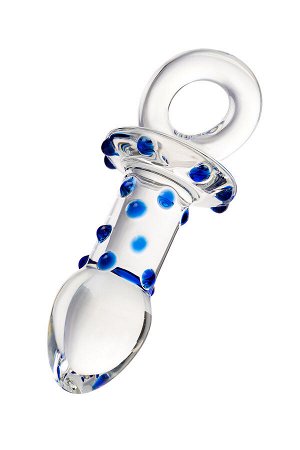 Анальная втулка Sexus Glass, стекло, прозрачная, 14 см, ? 3,5 см