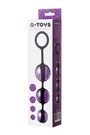 Вагинальные шарики A-Toys by TOYFA Hony, ABS пластик, фиолетовый, 18,5 см