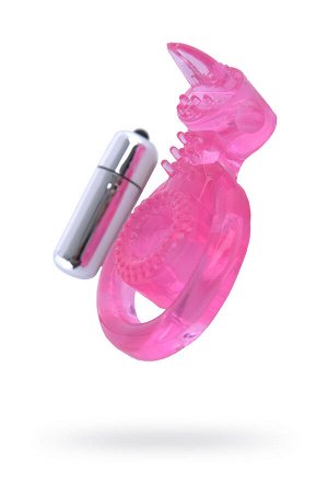 Вибронасадка TOYFA Basic, TPE, розовый, 6 см