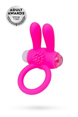 Эрекционное кольцо на пенис TOYFA  A-Toys Rabbi, силикон, розовый, ? 2,5 см