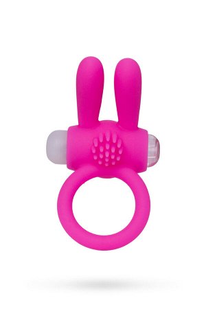 Эрекционное кольцо на пенис TOYFA  A-Toys Rabbi, силикон, розовый, ? 2,5 см