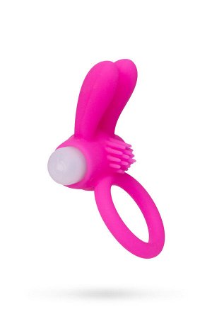 Эрекционное кольцо на пенис A-Toys by TOYFA Rabbi, силикон, розовый, ? 2,5 см
