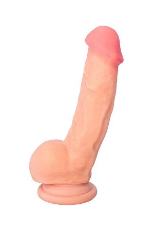 Реалистичный фаллоимитатор TOYFA RealStick Elite DILDO, TPR, телесный, 20 см