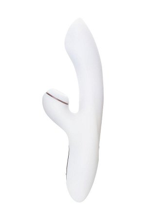 Вибратор Satisfyer Pro G-Spot Rabbit, с вакуум-волновым стимулятором, силикон, белый, 22 см.