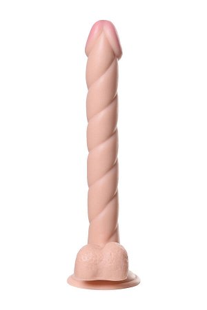 Реалистичный фаллоимитатор TOYFA RealStick Nude, PVC, телесный, 31,5 см