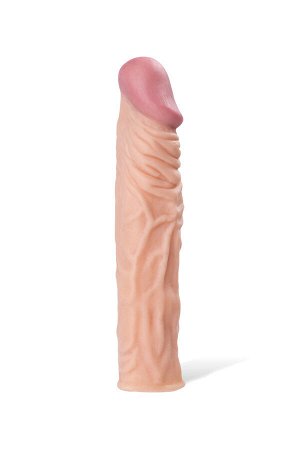 Насадка на пенис A-Toys by TOYFA Cordi, SoftSkin, телесный, 19,5 см