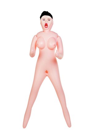 Кукла надувная Dolls-X by TOYFA Scarlett, брюнетка, с тремя отверстиями, кибер вставка, вагина-анус