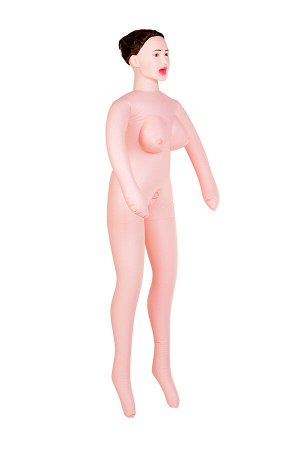Кукла надувная Dolls-X by TOY Gabriella с реалистичной головой, брюнетка, с тремя отверстиями
