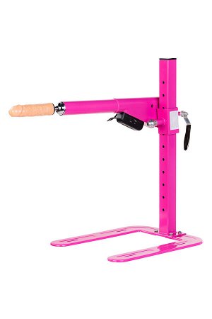 Секс-машина Diva Цезарь 3.0, с двумя насадками, металл, розовая, 50 см
