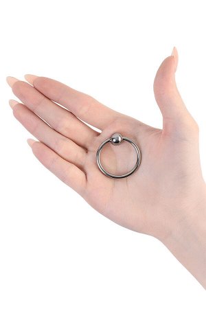 Кольцо на головку пениса TOYFA Metal, серебряное