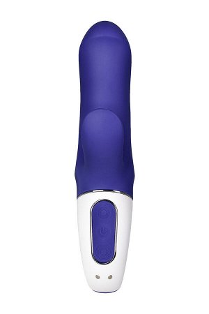 Нереалистичный вибратор Satisfyer Vibes Magic Bunny, силикон, фиолетовый, 17,7 см.