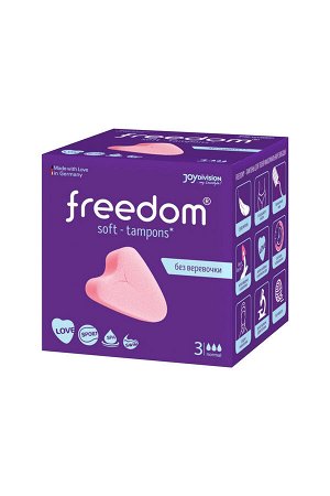 Тампоны женские гигиенические FREEDOM Normal, 3 шт