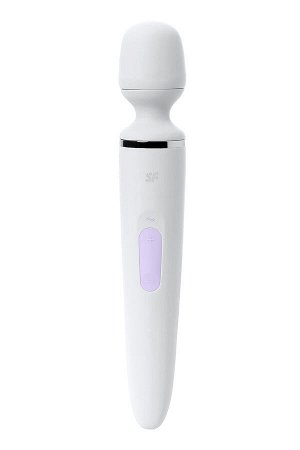 Нереалистичный вибратор Satisfyer Woman Wand, ABS пластик, белый, 34 см.