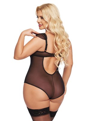 Боди SoftLine Collection Dora, черный, XXL