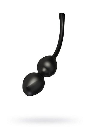 Вагинальные шарики Mystim Jane Wonda Geisha Balls duo, электростимуляция, силикон, черные, ? 3,5 см