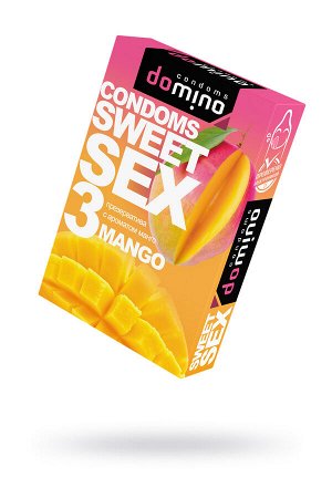 Презервативы Luxe DOMINO  SWEETSEX, манго  №3  , 18 см