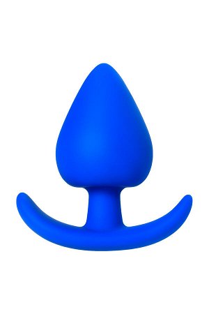 Анальная пробка A-Toys by TOYFA Nosh, силикон, синий, 8,3 см