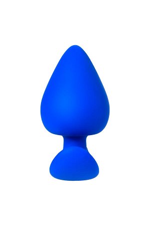Анальная пробка A-Toys by TOYFA Nosh, силикон, синий, 8,3 см