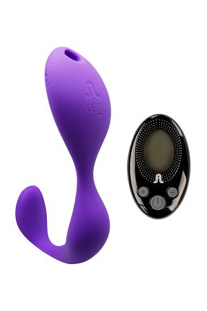 Вибромассажер Adrien Lastic Mr. Hook, силикон, фиолетовый, 12 см