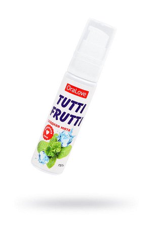 Съедобная гель-смазка TUTTI-FRUTTI для орального секса со вкусом сладкой мяты 30г