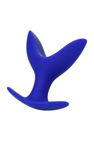 Расширяющая анальная втулка ToDo by Toyfa Bloom, силикон, синяя, 9 см, ? 6,5 см