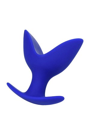 Расширяющая анальная втулка ToDo by Toyfa Bloom, силикон, синяя, 9,5 см, ? 7 см