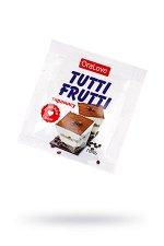 Съедобная гель-смазка TUTTI-FRUTTI для орального секса со вкусом тирамису 4г по 20 шт в упаковке