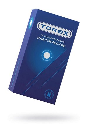 Презервативы Torex, классические, латекс, 19 см, 5,5 см, 12 шт.