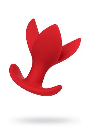 Расширяющая анальная втулка ToDo by Toyfa Flower, силикон, красный, 9 см, ? 6 см