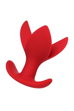 Расширяющая анальная втулка ToDo by Toyfa Flower, силикон, красный, 9 см, ? 6 см
