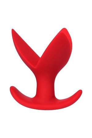 Расширяющая анальная втулка ToDo by Toyfa Flower, силикон, красный, 9 см, ? 6 см