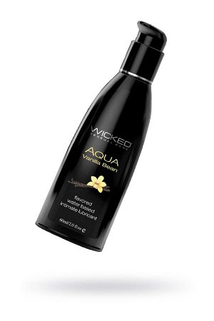 Лубрикант WICKED AQUA Vanilla Bean, со вкусом ванильных бобов, 60 мл