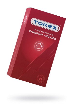 Презервативы Torex, «Сладкая любовь», латекс, 19 см, 5,5 см, 12 шт.