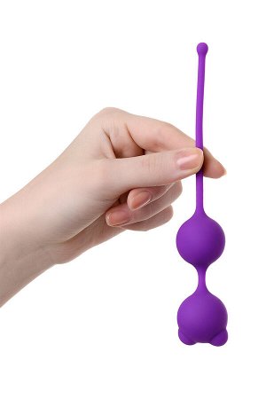 Вагинальные шарики A-Toys by TOYFA Meeko, силикон, фиолетовые, 16,4 см,  2,7 см