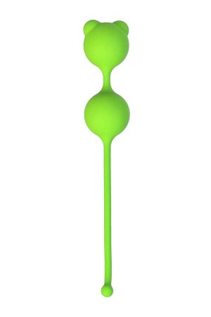 Вагинальные шарики A-Toys by TOYFA Meeko, силикон, зеленый, 16,4 см,  2,7 см