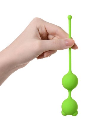 Вагинальные шарики A-Toys by TOYFA Meeko, силикон, зеленый, 16,4 см,  2,7 см