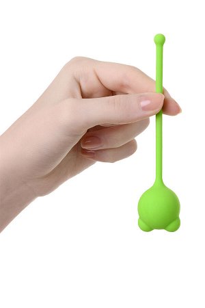 Вагинальный шарик A-Toys by TOYFA Tigo, силикон, зеленый, 12,4 см  2,7 см