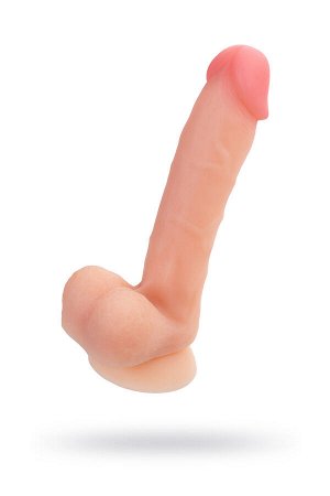 TOYFA Фаллоимитатор RealStick Silicone Hugh J, телесный, 20,5 см