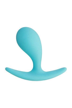 Анальная втулка ToDo by Toyfa Blob, водонепроницаемая, силикон, голубая, 5,5 см, ? 2,1 см