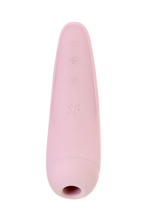 Вакуум-волновой бесконтактный стимулятор клитора Satisfyer Curvy 2+, силикон, розовый, 14,3 см.