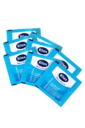 Презервативы Ritex, extra dunn, ультратонкие, латекс, 18 см, 5,3 см, 8 шт.