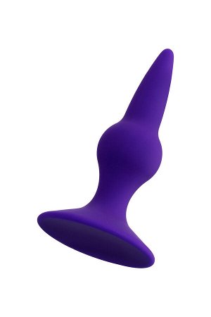Анальная втулка ToDo by Toyfa Klapsy, силикон, фиолетовая, 10,5 см, ? 3 см