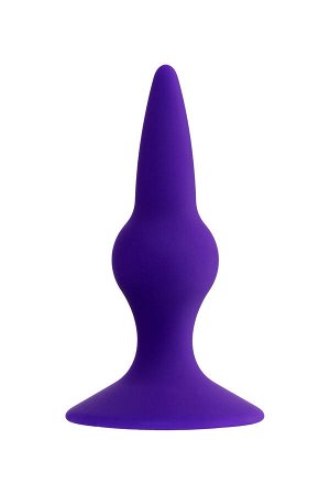 Анальная втулка ToDo by Toyfa Klapsy, водонепроницаемая, силикон, фиолетовая, 10,5 см, ? 3 см