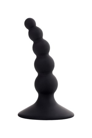 Анальная втулка POPO Pleasure by TOYFA Bootes, силикон, черная, 10 см, ? 2,5 см