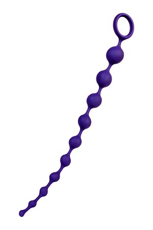 Анальная цепочка ToDo by Toyfa Grape, силикон, фиолетовый, 35 см, ? 2,7 см