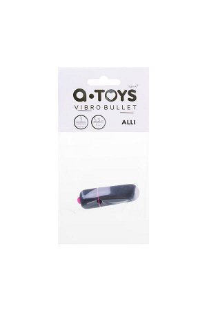 Вибропуля A-Toys by TOYFA Alli ABS пластик, черный, 5,5 см, ? 1,7 см