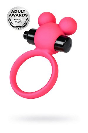Виброкольцо на пенис A-Toys by TOYFA Pikle, силикон, розовое, 6,9 см, ? 3,1 см