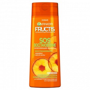 Шампунь для волос  Восстанавливающий Фруктис Fructis  SOS Восстановление&quot;, для секущихся и очень поврежденных волос, 400 мл, Garnier Fructis EXPS