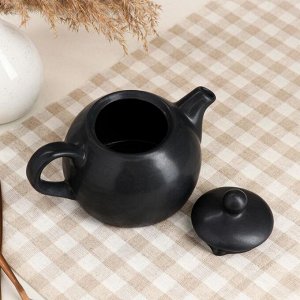 Чайник для заварки "Black", матовый, чёрный, 0.7 л